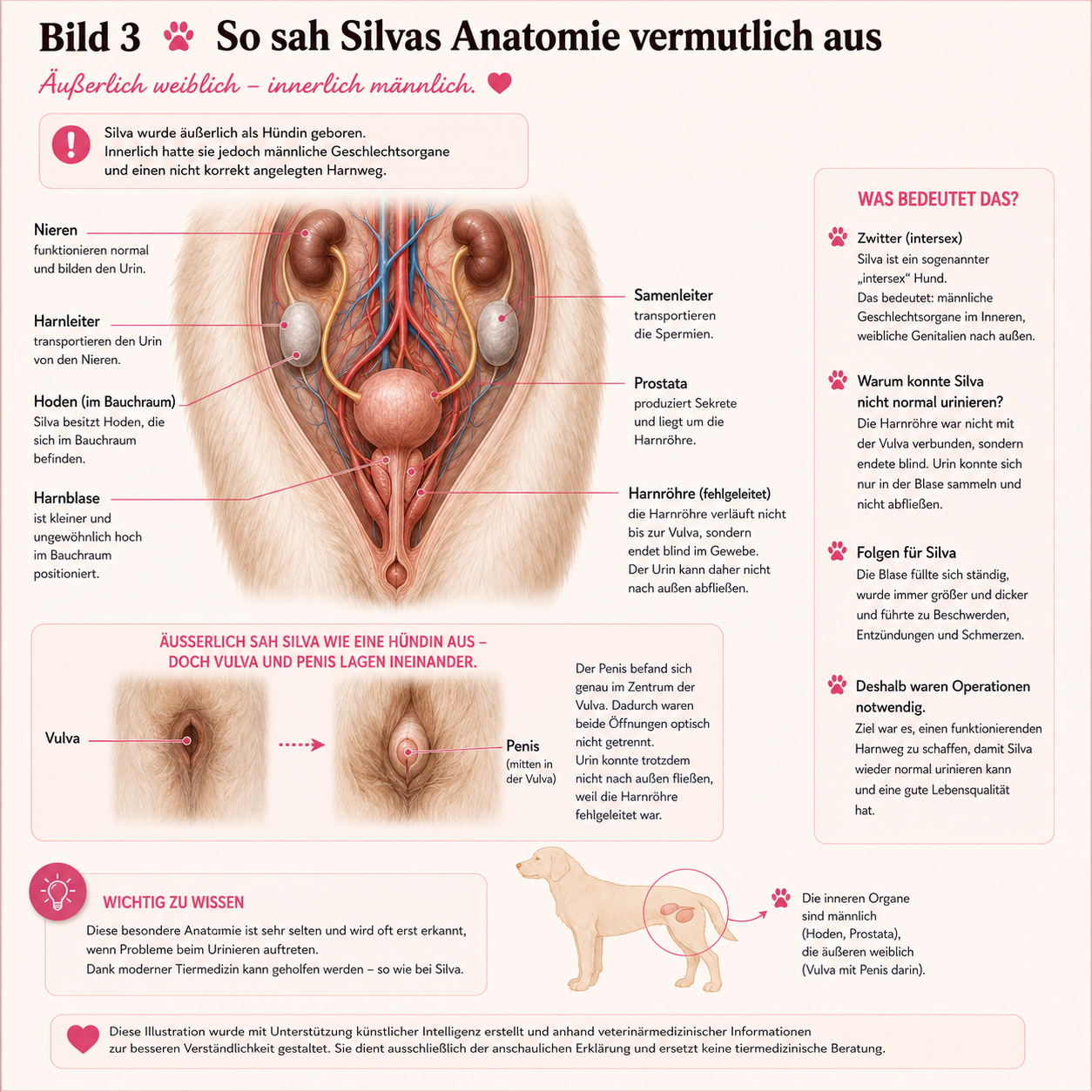 So sah Silvas Anatomie vermutlich aus