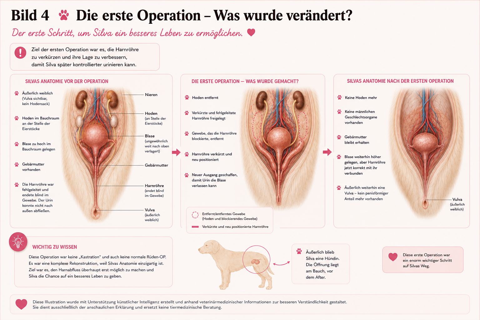Die erste Operation: Der Beginn der Rekonstruktion
