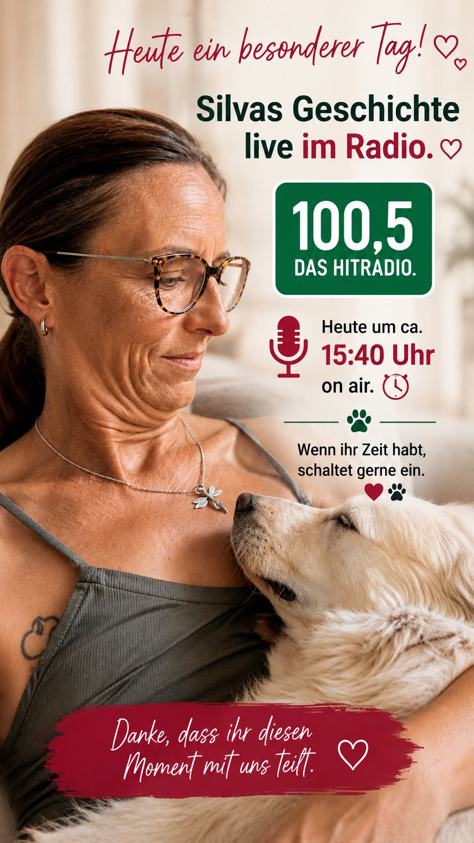 Heute hat Silvas Geschichte eine Stimme bekommen.